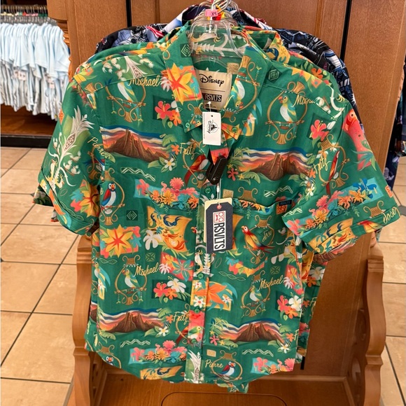 Disney Other - RSVLTS Enchanted Tiki Room Button-Down Shirt